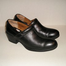 B.O.C. by BORN Women’s Black Leather Loafers Low Ankle Boots Booties Size 8.5 M - £19.95 GBP
