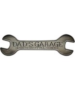 Dads Garage Novelty Metal Wrench Sign W-157 - $37.96 CAD