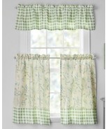 Pioneer Woman ~ Three (3) Piece Curtain Set ~ SWEET SPRIGS ~ 30&quot; x 36&quot; ~... - £37.46 GBP