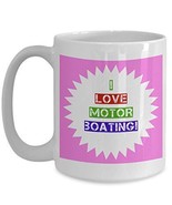 Boobs Mug - I Love Motor Boating - Naughty Coffee Cups - Sexy Anniversar... - £17.22 GBP