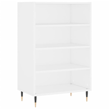 Modern Wooden 4-Tier Open Bookcase Shelving Unit Cabinet Storage Bookshelf Wood - £44.60 GBP+