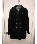 Worthington Women’s SZ Medium Double Breasted Black Coat ￼ - €13,52 EUR