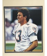 1995 Dan Marino Miami Dolphins NFL Kelly Russell Lithograph Art Print - $19.95