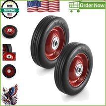 6 Inch Rubber Wheels with 1/2&quot; Axle - 2 Pack, Ideal for Efficient Hand T... - $700.34 MXN