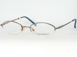 Vulkani By Ivko Vi162 57 Teal /ORANGE Eyeglasses Glasses 45-18-125mm (Notes) - £15.63 GBP