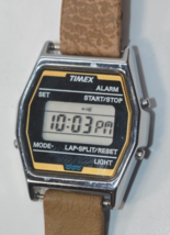 TIMEX Digital Watch K Cell 68 Vintage New Battery Runs Great Very Rare G... - £39.06 GBP