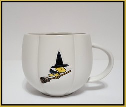 NEW RARE Williams Sonoma Peanuts Woodstock Halloween Pumpkin Shaped Mug ... - £27.56 GBP