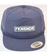 FKNSNDR 5 Panel Blue Rope Snapback Hat Navy Blue Yupoong Ski Snowboard S... - $20.00