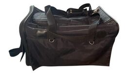 Sherpa Black Travel Pet Carrier Bag 18x12x12 Shoulder Strap Handles Dog Cat - $19.79