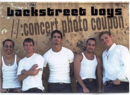 BACKSTREET BOYS PROMO ENVELOPE + SHOW PICS 2001 BLACK + BLUE WORLD TOUR ... - £3.71 GBP