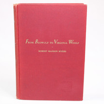 From Beowulf To Virginia Woolf Meyers 1952 First Edition Hardback Book G... - $18.25