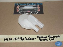 New 1971-1992 Cadillac Radiator Coolant Reservoir Overflow Bottle Lid Cap - £19.46 GBP