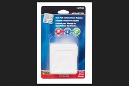 HOUSING DUAL PORT WHT - $18.00