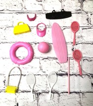 Barbie Sporting Accessory Lot of 12 Piece Supplies &amp; Accessories - £7.03 GBP