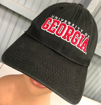 Georgia Bulldogs Black The Game Adjustable Baseball Cap Hat - £11.99 GBP