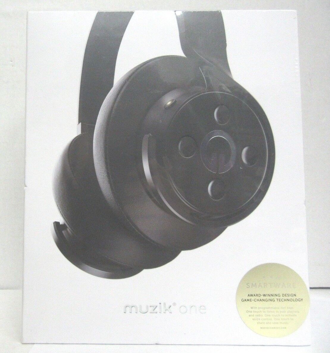 Primary image for Muzik One Connect Wireless Smartware Over-the-Ear Headphones - Black