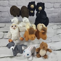 Wildlife Mini Plush Stuffed Nature Animals Lot Of 13 Ty McDonalds Nat Geo Pairs  - £19.41 GBP