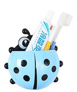 Ladybird Shape Toothbrush Holder Ladybug Toothpaste Holder Blue (One Siz... - £5.45 GBP