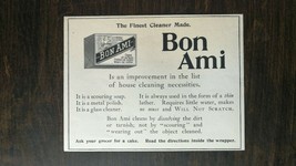 Vintage 1904 Bon Ami The Finest Cleaner Made Original Ad - 721b - $6.64