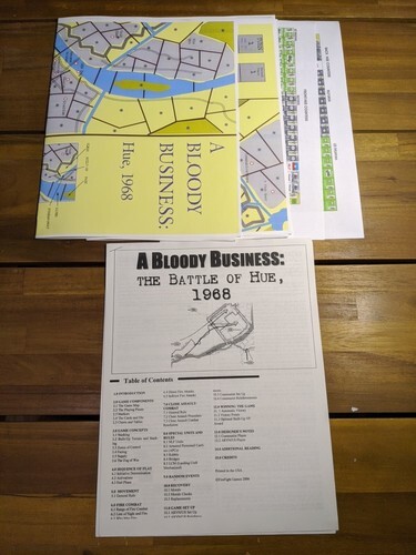 Print And Play A Bloody Business The Battle Of Hue 1968 Game - $14.85