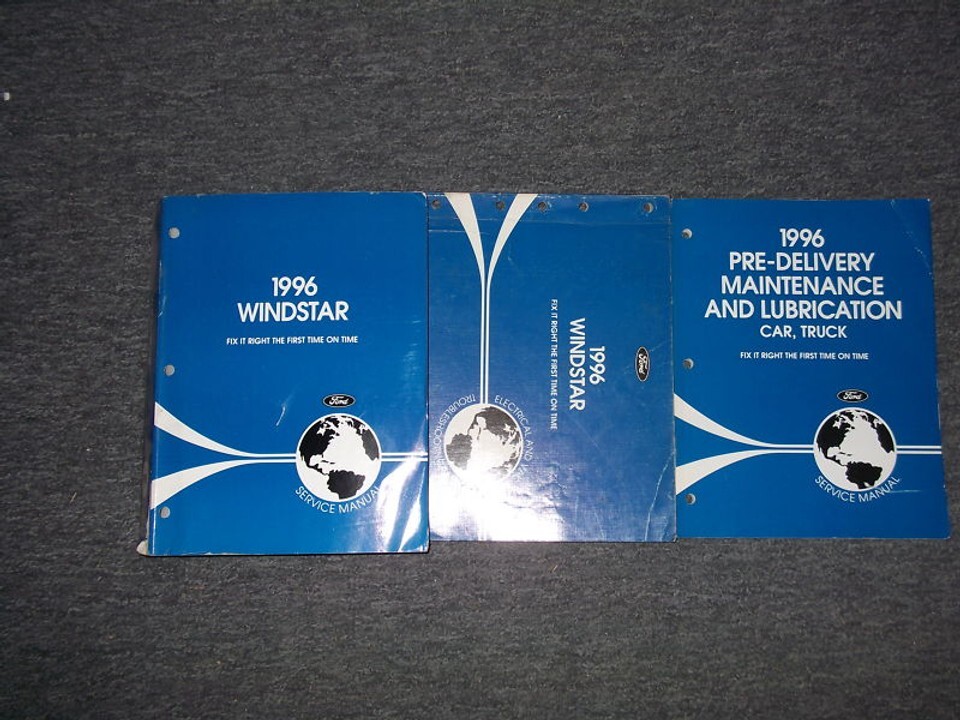 Manuel D'Atelier De Réparation De Fourgon Ford Windstar 1996 Ensemble OEM Usine - $70.13
