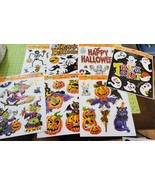 Happy Halloween Window Clings PICK ONE Skeletons Haunted House Witches P... - £7.83 GBP