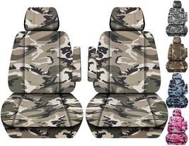 Car seat covers Fits 95-98 Chevy C/K 1500 truck front Bucket seat in camouflage - £58.81 GBP+