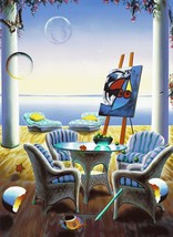 Ferjo Relaxation Giclée su Tela Firmato &amp; Numerata Surrealism - £1,677.62 GBP