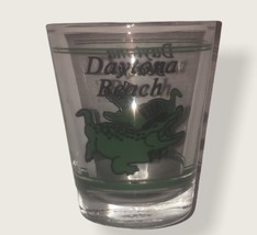 Daytona Beach Vintage Alligator With Hat &amp; Tie Souvenir Shot Glass - $9.42