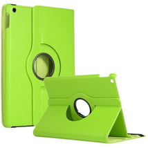 Leather Flip Rotating Portfolio Stand Case LIGHT GREEN for iPad 5/iPad 6 9.7&quot; - £5.40 GBP