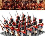 16pcs Napoleonic Wars French Fusiliers Line Infantry Minifigure Building Blocks - £19.75 GBP