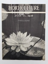 VTG Horticulture Magazine July 15 1936 Water Lily Cover Design - £9.79 GBP