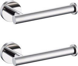 Tastos Toilet Paper Holder Sus304 Stainless Steel Round Size Polished Chrome 2 - $30.77