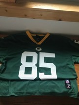 Barely Used #1 NFL Green Bay Packers JENNINGS 85  Football Jersey Mesh Shirt Siz - £9.89 GBP