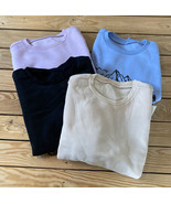 lot of 4 shein NWOT women’s pullover sweatshirts size 4 Blue Black Pink ... - £20.83 GBP