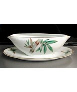 Vintage Noritake Canton Bamboo  Pattern Gravy or Sauce Boat Attached Und... - £10.16 GBP