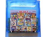 61 in 1 Game Card Cartradge for GBC Console - 32 Bit Game GB Color Retro... - $39.59