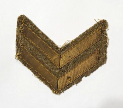 WWI AEF US Army Officers Bullion &amp; Wool Overseas Combat Chevrons Stripes - £19.02 GBP