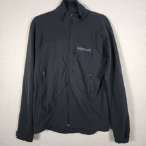 Marmot M3 Tempo Jacket Mens Black Softshell Water Repellent Adult Size Small - $19.99