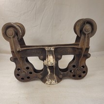 Antique Leader Hay Trolley Farm Pulley Carrier Vintage ~ Patented OCT. 29.89 - £131.04 GBP