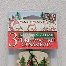 2 Yankee Candle Snowman Car Air Fresheners - Balsam &amp; Cedar - £11.30 GBP