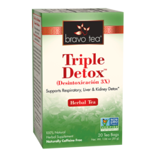 Bravo Herbal Tea Triple Detox 20 Tea Bags Daily Detox &amp; Cleansing Non-GMO  - £5.58 GBP