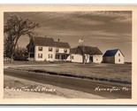 RPPC Tourist Home Cottages Harrington Maine ME 1947 Postcard R6 - $5.89