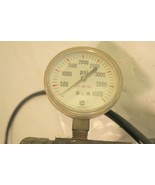 USG U S Gauge 0-4000 psi Air Pressure Gauge BU-2581-AQ w Parr Insturment - £14.14 GBP