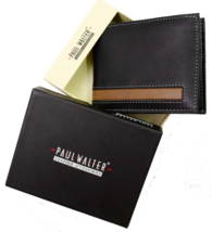 RFID Blocking Men&#39;s Bifold Leather Wallet - £11.94 GBP
