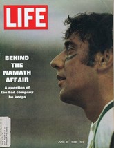 ORIGINAL Vintage Life Magazine June 20 1969 Joe Namath NY Jets - £23.40 GBP