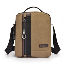 New Fashion Men Messenger Bags Canvas Casual Crossbody Bags For Men - £26.99 GBP