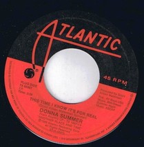 Donna Summer This Time I Know It&#39;s For Real 45 rpm If It Makes You Feel Good Cdn - £3.12 GBP