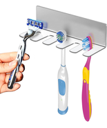 Wall Mounted Toothbrush Holder, Stainless Steel Toothbrush Holder with S... - $254.00 MXN