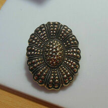 Gold-tone Signed W. Germany Oval Scarf Clip - $16.99